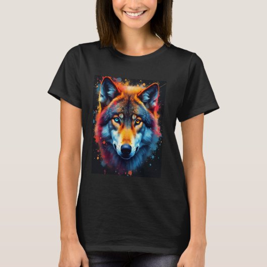 Wolf Art T-Shirt (Vorderseite)