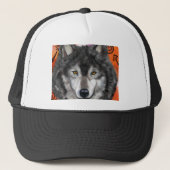 Wolf Art Truckerkappe (Vorderseite)