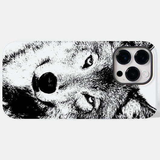 Wolf Artwork Case-Mate iPhone Hülle (Rückseite (Horizontal))