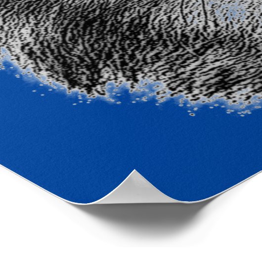 Wolf Artwork Poster (Ecke)