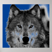 Wolf Artwork Poster (Vorne)