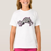 Wolf Attacking Girls T - Shirt (Vorderseite)