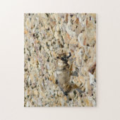 Wolf auf den Felsen Puzzle (Vertikal)