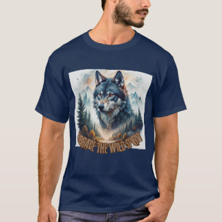 Wolf auf den Gipfeln T-Shirt
