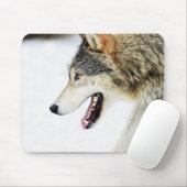 Wolf auf der Kugel Mousepad (Mit Mouse)