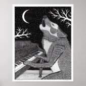 Wolf auf Keys Poster (Vorne)