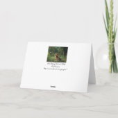 Wolf auf Weg mit Rot Karte (Rückseite)