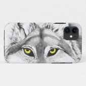Wolf Augen (gelbe Augen) Case-Mate iPhone Hülle (Rückseite (Horizontal))