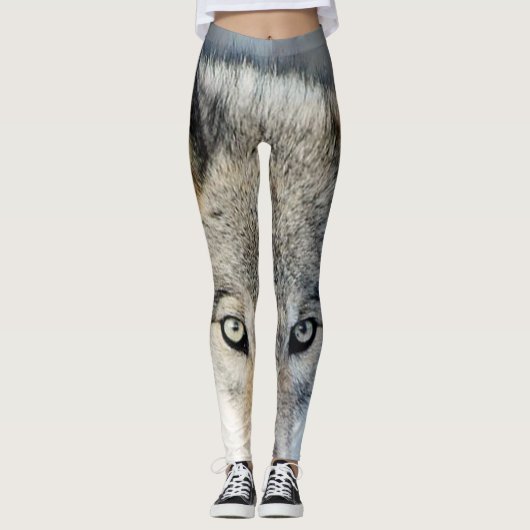 Wolf-Augen Leggings (Vorderseite)