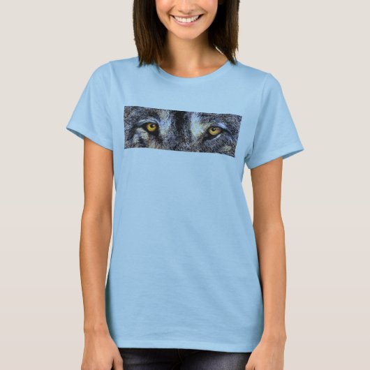 Wolf-Augen T-Shirt (Vorderseite)