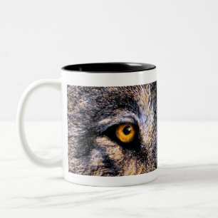 Wolf-Augen Zweifarbige Tasse
