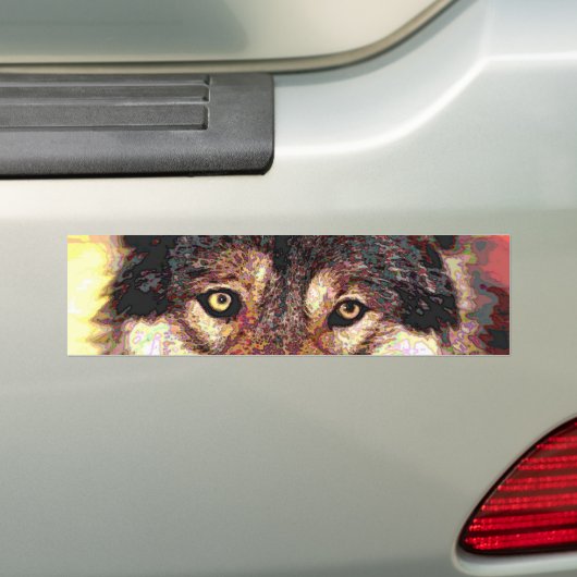 Wolf Autoaufkleber (Auf Auto)