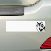 Wolf Autoaufkleber (On Car)