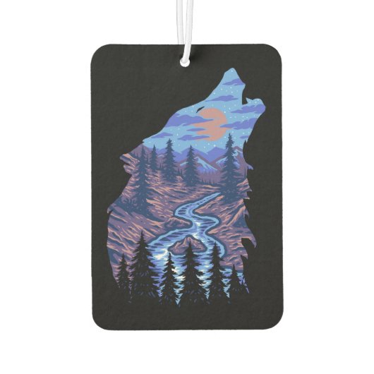 Wolf Autolufterfrischer (Rückseite)