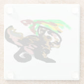 Wolf autumn joy glasuntersetzer (Rückseite)