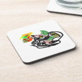 Wolf autumn runner getränkeuntersetzer (Linke Seite)