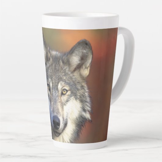 "Wolf Aware" Milchtasse (Rechte Ecke)