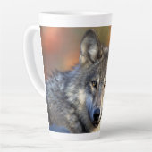 "Wolf Aware" Milchtasse (Linke Ecke)