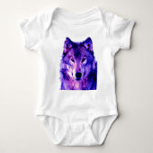Wolf Baby Strampler (Vorderseite)