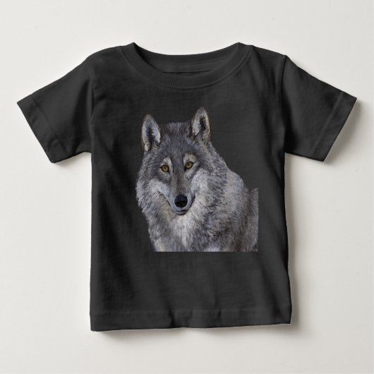 Wolf Baby T-shirt (Vorderseite)