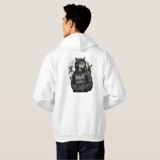 Wolf Back School Streetwear Kapuzenpullover Hoodie
