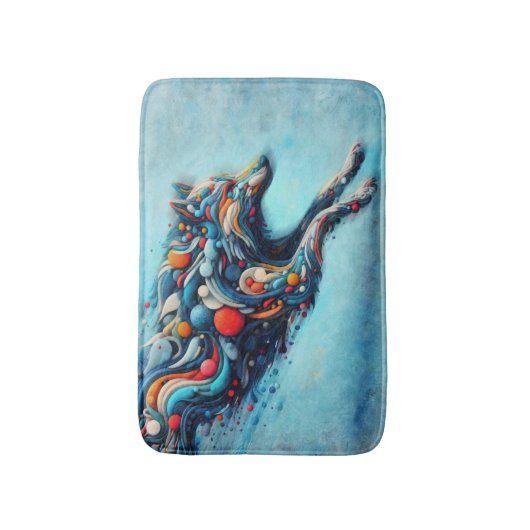 Wolf Badematte (Vorderseite Vertikal)