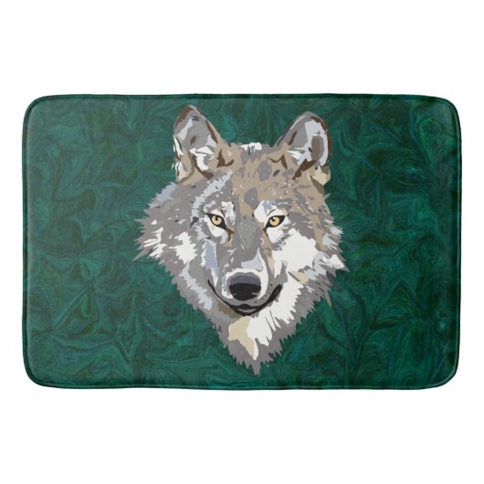 Wolf Badematte (Vorderseite)