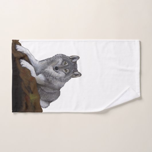 Wolf Badhandtuch Set (Handtuch)