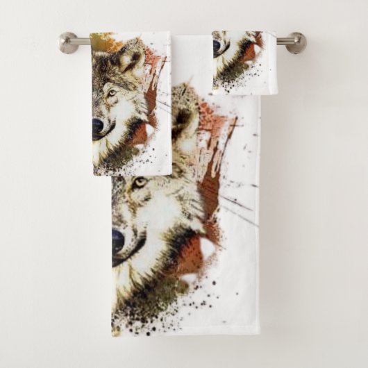 Wolf Badhandtuch Set (Insitu)