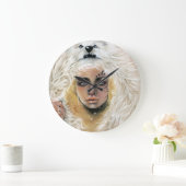 Wolf Beauty Clock Große Wanduhr (Zuhause)