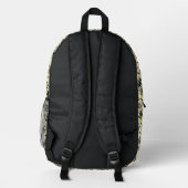 Wolf Bedruckter Rucksack (Rückseite)