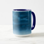 Wolf bei der Tasse der Keramik Moonlightt (VorderseiteRechts)