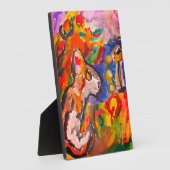 Wolf bei Nacht Fotoplatte (Seite)