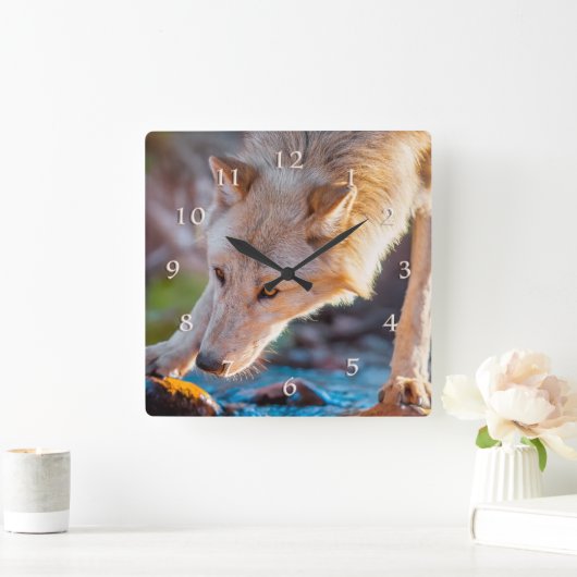 WOLF BERGSTREAM QUENCHER QUADRATISCHE WANDUHR (Zuhause)