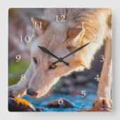 WOLF BERGSTREAM QUENCHER QUADRATISCHE WANDUHR (Vorderseite)