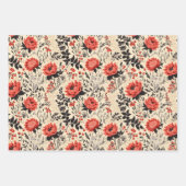 Wolf Berry Geschenkpapier Set (Vorderseite)