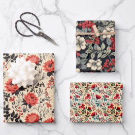 Wolf Berry Geschenkpapier Set