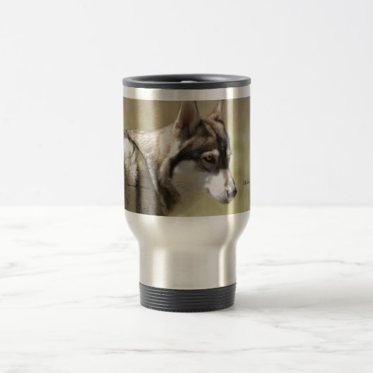Wolf-beste Reise-Tasse überhaupt Reisebecher (Mittel)