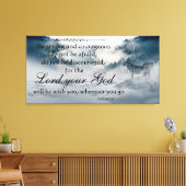 Wolf-Bible Verse Leinwanddruck (Insitu (Wohnzimmer))