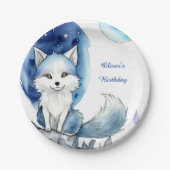 Wolf Birthday Pappteller (Vorderseite)