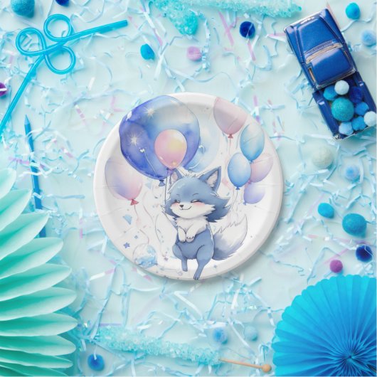 Wolf Birthday Pappteller (Party)
