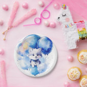 Wolf Birthday Pappteller (Party)