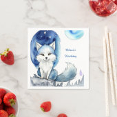 Wolf Birthday Serviette (Beispiel)