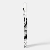 Wolf Black & White Pop Art Case-Mate iPhone Hülle (Rückseite / Links)