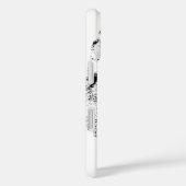 Wolf Black & White Pop Art Case-Mate iPhone Hülle (Rückseite / Rechts)