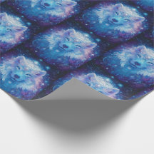 Wolf Blau Magie Mystik