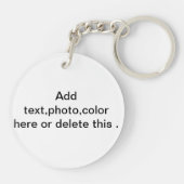 Wolf-blauer Mond-Schlüsselkette Schlüsselanhänger (Rückseite)