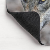 Wolf-Blick-nahes hohes Mousepad (Ecke)