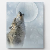 Wolf Blue Moon Plaque 8X10 Fotoplatte (Vorderseite)
