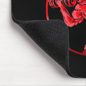 Wolf Bodybuilder Workout für Gym Training Bodybuil Mousepad (Ecke)
